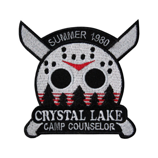 Jason Voorhees Friday the 13th Movie Patch thermocollant / velcro à manches brodées 2