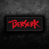 Anime Berserker Logo Bestickter Aufbügel- / Klett-Emblem-Aufnäher