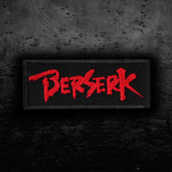 Anime Berserker Logo Bestickter Aufbügel- / Klett-Emblem-Aufnäher