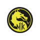 Mortal Combat Emblem MK Logo Embroidery Velcro / Iron-on Patch 2