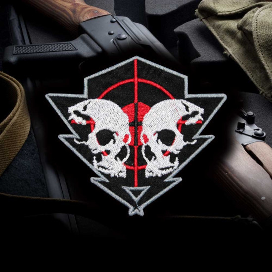Sniper Skulls Special Forces  Embroidery Patch Iron-on / Velcro  