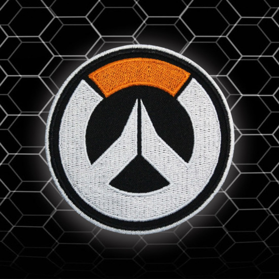 Toppa iron-on / velcro con ricamo logo gioco Overwatch