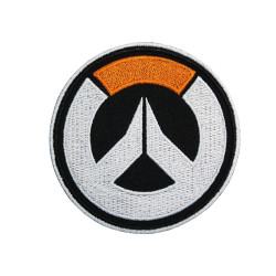 Toppa iron-on / velcro con ricamo logo gioco Overwatch