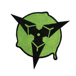 オーバーウォッチGenji Shimadaヒーロー刺繡アイアンオン/ベルクロパッチ