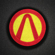 Toppa termoadesiva / velcro ricamata con emblema del logo del gioco Borderlands