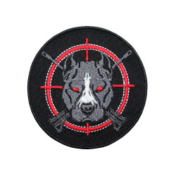 Toppa ricamata con ferro da stiro / velcro Sniper Pitbull Forces