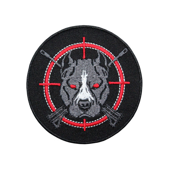 Toppa ricamata con ferro da stiro / velcro Sniper Pitbull Forces