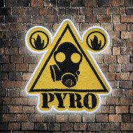 Team Fortress 2 Pyro Gas Mask Embroidered Iron-on / Velcro Patch 