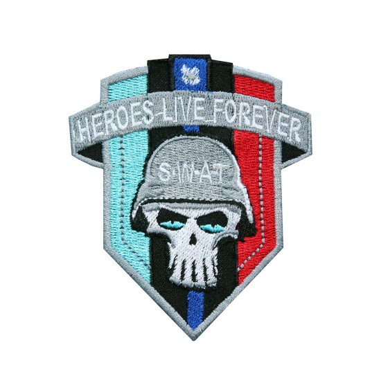Patch brodé Battlefield SWAT "Heroes Live Forever" thermocollant / velcro