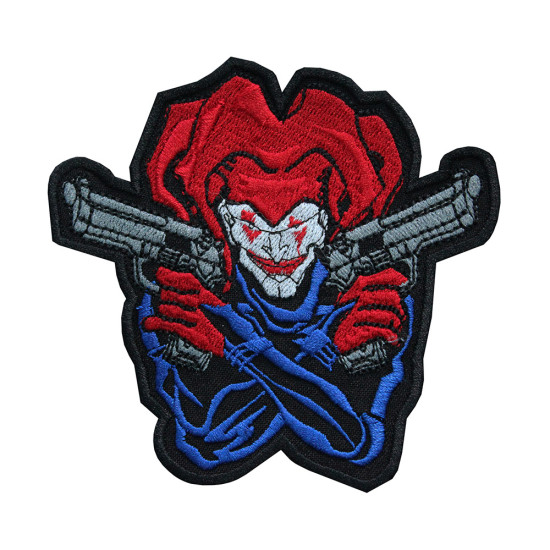 Joker Comics Embroidered Iron-on / Velcro Patch 