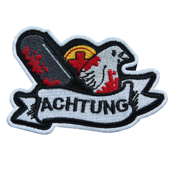 Achtung Team Fortress 2 Class Medic Parche de velcro / termoadhesivo bordado