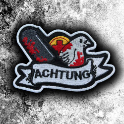 Achtung Team Fortress 2 Class Medic Bestickter Aufbügel- / Klettverschluss