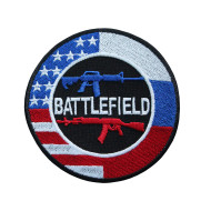 Patch termoadesiva / velcro ricamata serie Battlefield Game