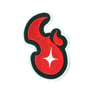 Patch thermocollant / Velcro de broderie de logo de jeu d'ordinateur de Dead Cells