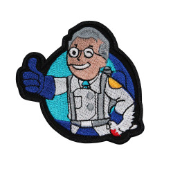 Patch thermocollant / velcro de jeu brodé Team Fortress 2 Blue Medic