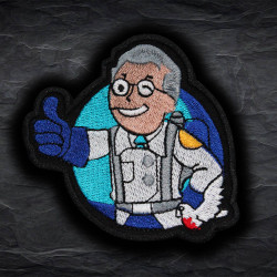 Parche termoadhesivo / Velcro del juego bordado Blue Medic de Team Fortress 2