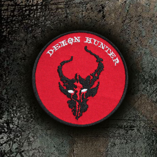 Toppa termoadesiva / velcro ricamata per cosplay softair di cacciatori di demoni 3 Toppa termoadesiva / velcro ricamata per cosplay softair di cacciatori di demoni 3