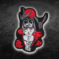 Patch thermocollant / Velcro brodé Naruto Uchiha Itachi Raven Anime 2