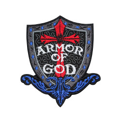 Patch Iron-on / Velcro ricamata per Cosplay di Armor of God