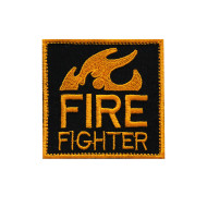 Fire Fighter Airsoft Embroidered Sleeve Iron-on / Velcro Patch