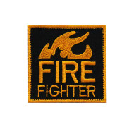 Parche termoadhesivo / velcro con manga bordada Fire Fighter Airsoft