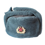 Armée rouge sergent Vintage oreillette hiver ushanka véritable fourrure et laine troupes chapeaux militaire chaud trappeur chapeau