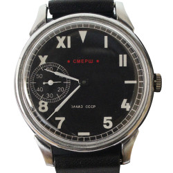 Smersh腕時計Molniya「スパイへの死」レプリカ時計USSR