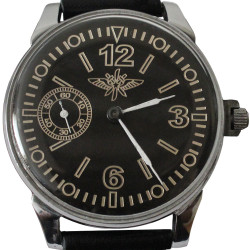 Soviet air force pilot wristwatch Molnija 18 Jewels