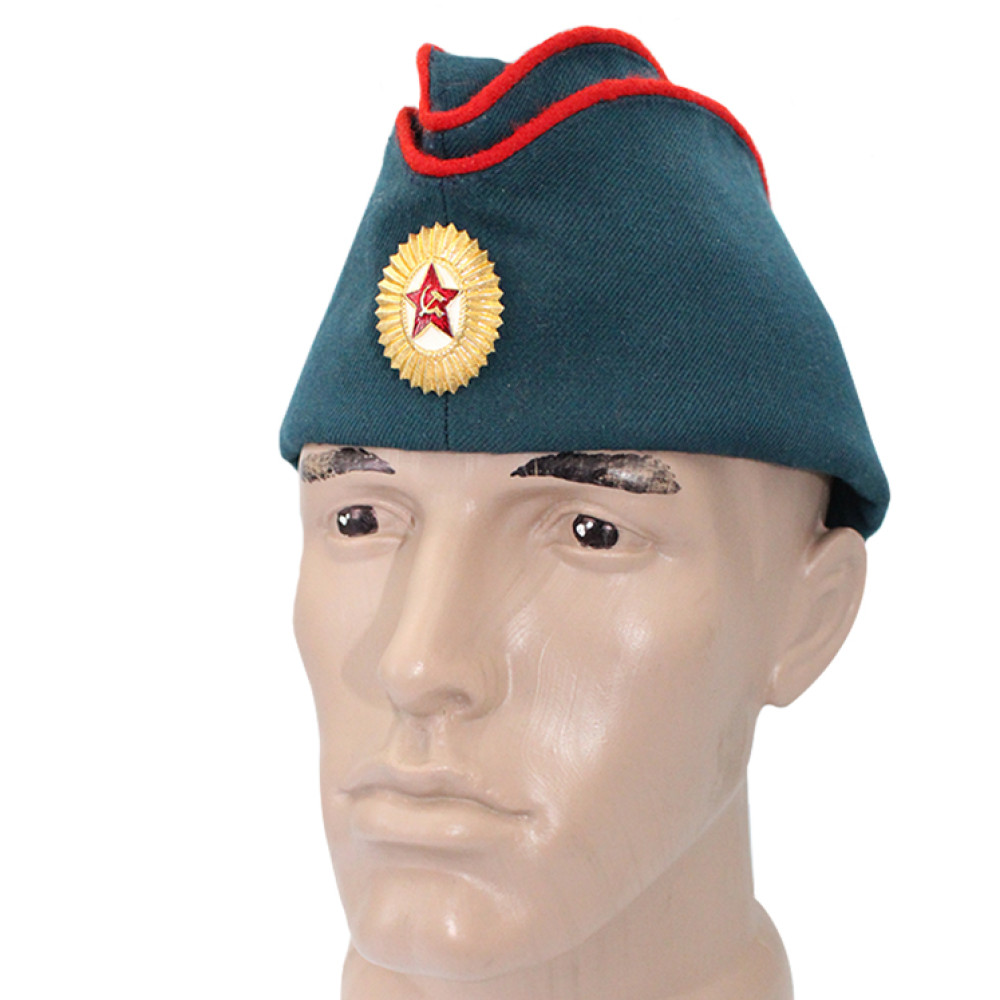 Casarse Parcialmente propiedad Oficial del ejército soviético pilotka sombrero gorra militar verde gorra  de verano rusa