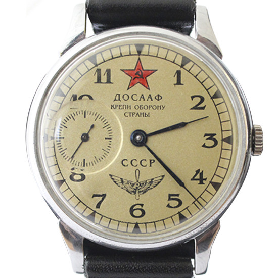 Orologio da polso sovietico Molniya Esercito sovietico DOSAAF