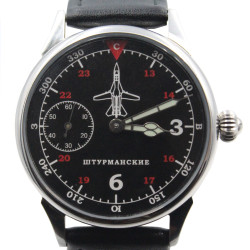 Reloj de pulsera vintage Molnija Navy Aviation "Shturmanskie" (navegador)