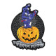 Halloween Ghost Pumpkin Embroidered Velcro / Iron-on Sleeve Patch 4