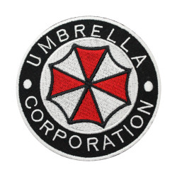 Resident Evil Umbrella Corporation Embroidered Iron-on / Velcro Sleeve Patch