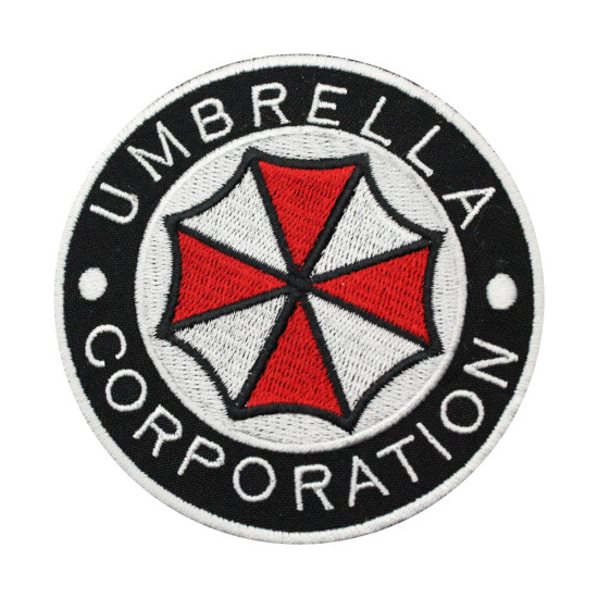 Resident Evil Umbrella Сorporation刺繍入りアイアンオン/ベルクロスリーブパッチ