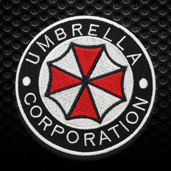Resident Evil Umbrella Corporation Toppa ricamata termoadesiva/velcro sulla manica