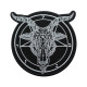 Hell Satanic Goat Embroidered Iron-on / Velcro Sleeve Patch