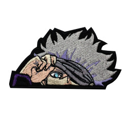 Jujutsu Kaisen Satoru Gojo Embroidered Iron-on / Velcro Sleeve Patch