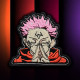 Patch thermocollant/velcro brodé Jujutsu Kaisen Ryomen Sukuna