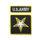 US-Armee Uniform bestickter Bügel- / Klett-Ärmel-Patch