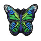 Knot Butterfly Wings besticktes Bügelbild / Klett-Ärmel-Patch