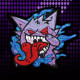 Anime Pokemon Gengar Embroidered Iron-on / Velcro Sleeve Patch 2