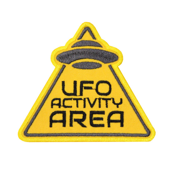 UFO-Aktivitätsbereich Gesticktes Aufbügeln / Klett-Patch