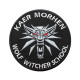 Wolf Witcher School Kaer Morgen brodé thermocollant / patch à manches velcro