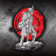 Samurai Japan Warrior in Rüstung Stickerei Ärmel Patch #4