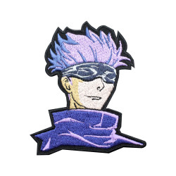 Jujutsu Kaisen Satoru Gojo brodé thermocollant / velcro manchon patch 2