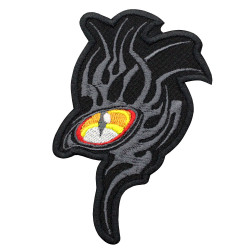 Eye of Darkness Embroidered Iron-on / Velcro Sleeve Patch 