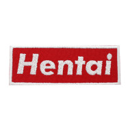 Stemma Hentai ricamato con termoadesivo / toppa manica in velcro ricamata