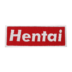 Emblema de Hentai bordado Parche de manga de velcro / termoadhesivo bordado