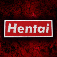 Stickerei Hentai-Emblem gesticktes Bügelbild / Klett-Ärmel-Patch