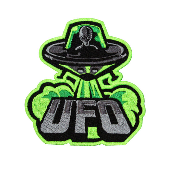 UFO Alien Activity Area Embroidered Iron-on / Velcro Patch